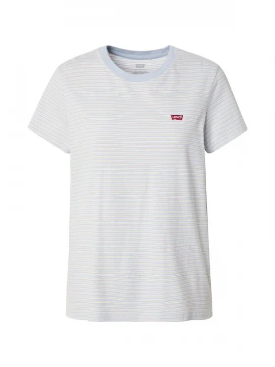 Foto van product LEVI'S ® Shirt 'Perfect' donkerbeige / lichtblauw / offwhite