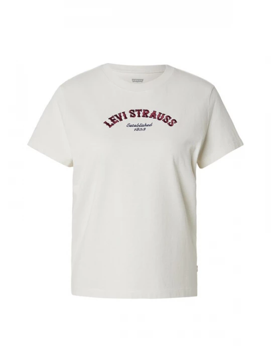 Foto van product LEVI'S ® Shirt 'PERFECT' navy / kersrood / offwhite