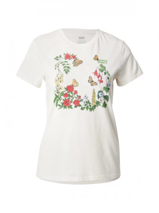 Foto van product LEVI'S ® Shirt 'Perfect Tee' geel / groen / rood / wit