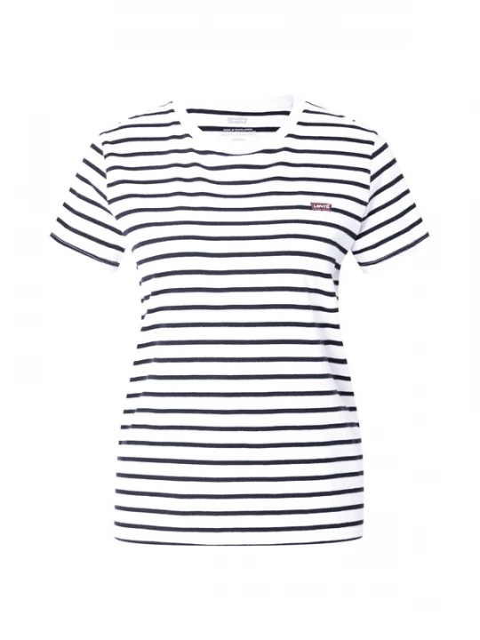 Foto van product LEVI'S ® Shirt 'Perfect Tee' navy / wit