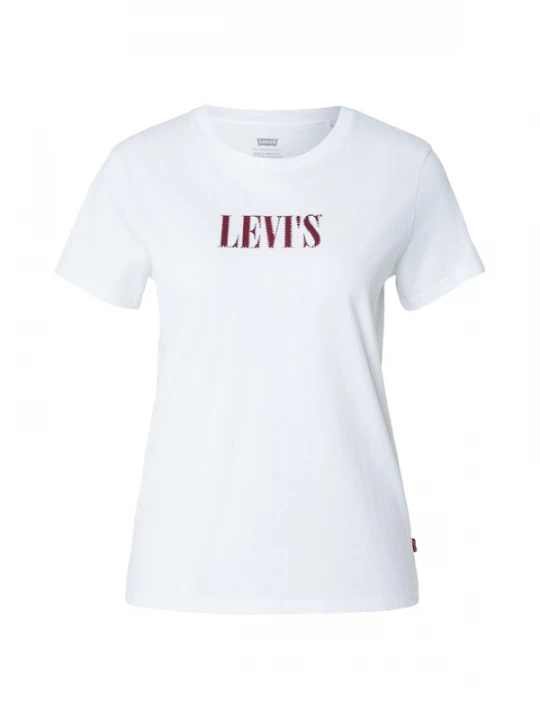 Foto van product LEVI'S ® Shirt 'Perfect Tee' rood / wit