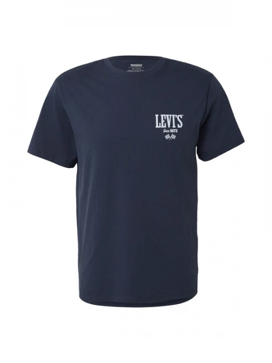 Foto van product LEVI'S ® Shirt 'Relaxed Fit Short Sleeve Graphic T-Shirt' navy / offwhite