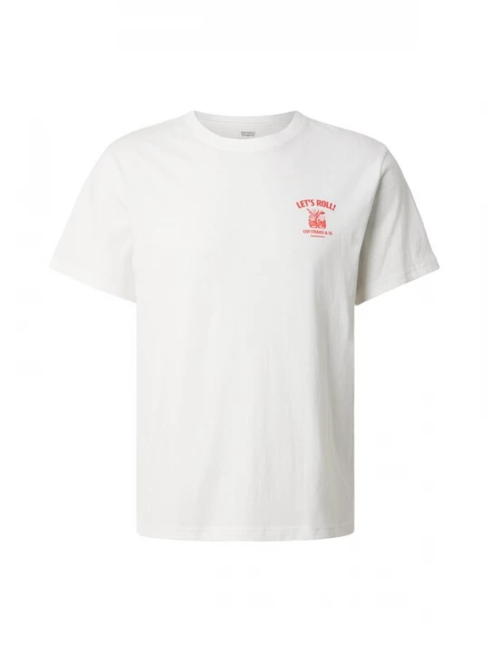 Foto van product LEVI'S ® Shirt 'Relaxed Fit Short Sleeve Graphic T-Shirt' rood / wit