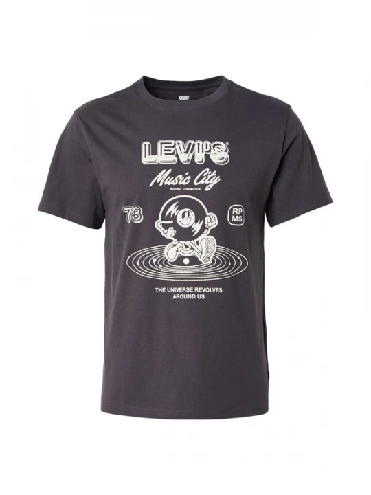 Foto van product LEVI'S ® Shirt 'Relaxed Fit Short Sleeve Graphic T-Shirt' zwart / offwhite