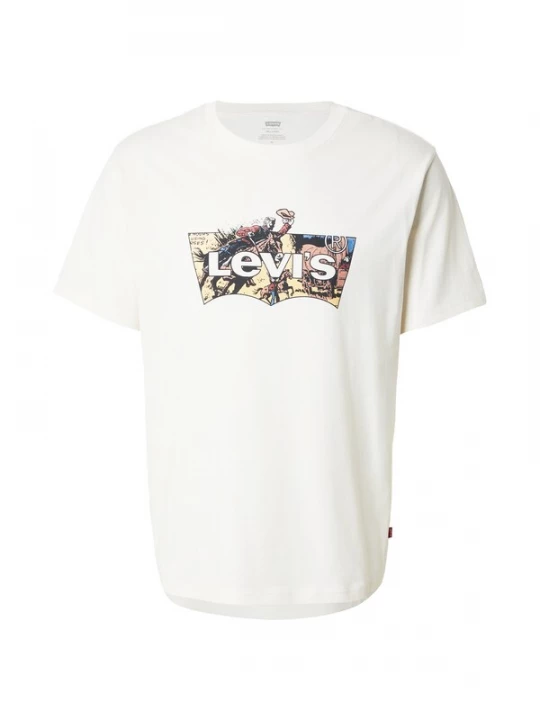 Foto van product LEVI'S ® Shirt 'Relaxed Fit Tee' camel / lichtoranje / zwart / offwhite