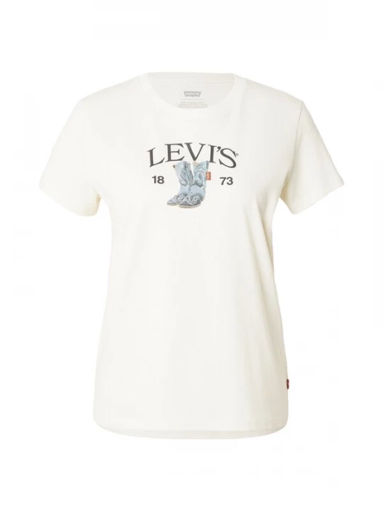 Foto van product LEVI'S ® Shirt 'THE PERFECT' opaal / duifblauw / donkergrijs / wit