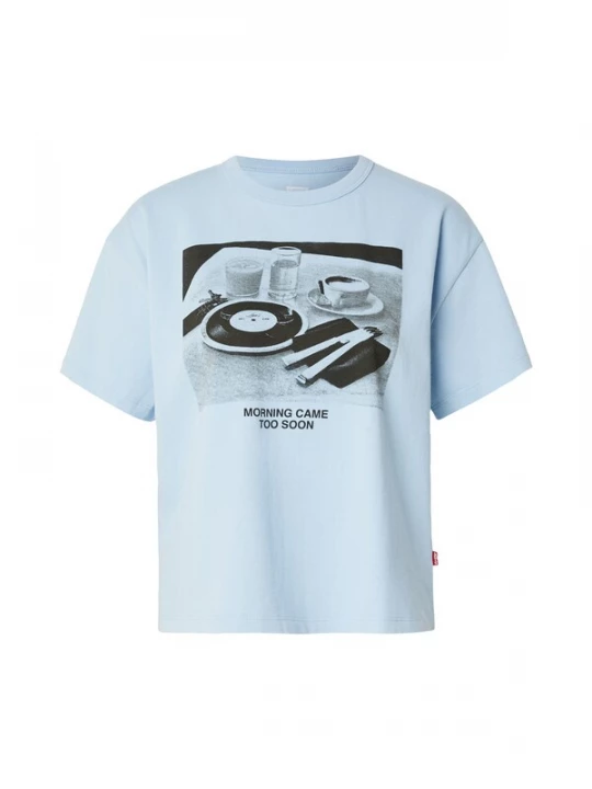 Foto van product LEVI'S ® Shirt 'VINTAGE' lichtblauw / lichtgrijs / zwart / wit