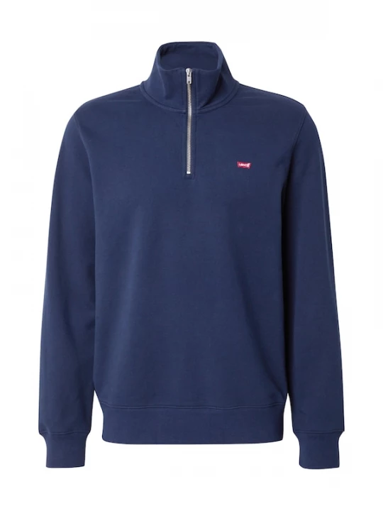 Foto van product LEVI'S ® Sweatshirt 'Original Housemark Quarter-Zip Pullover' marine