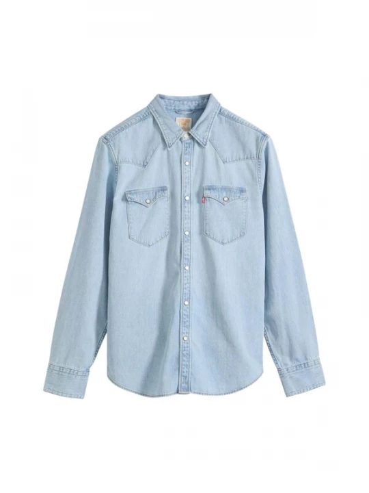 Foto van product LEVI'S ® Tussenjas 'LEVI'S BARSTOW WESTERN CAMICIA' cyaan blauw