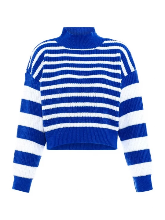 Foto van product Libbi Trui blauw / wit