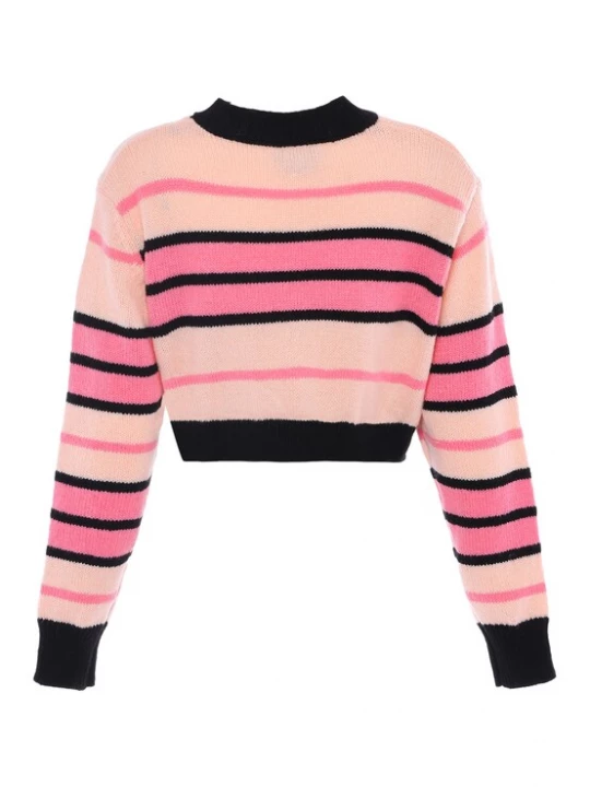 Foto van product Libbi Trui pink / pastelroze / zwart