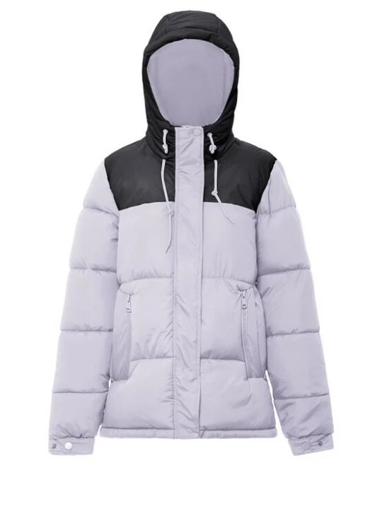 Foto van product Libbi Winterjas lavendel / zwart