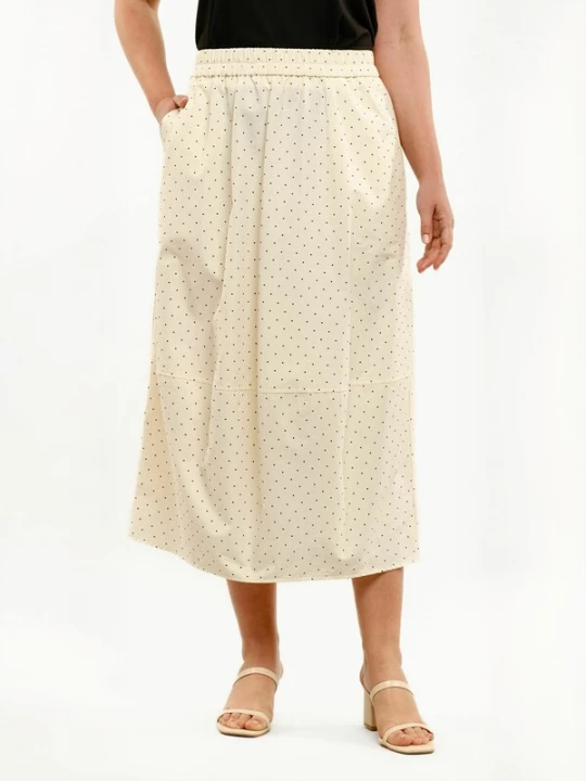 Foto van product Liberte Essentiel Rok ' DORTE ' beige / zwart