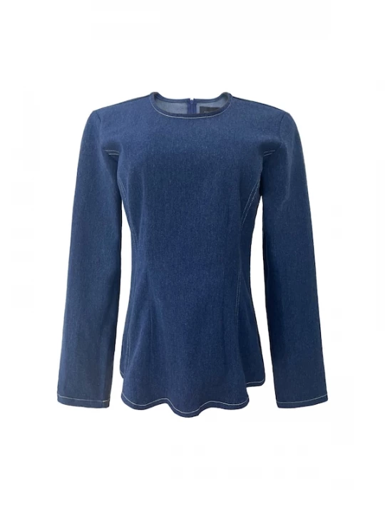 Foto van product Liberte Essentiel Shirt ' ASTA ' blauw
