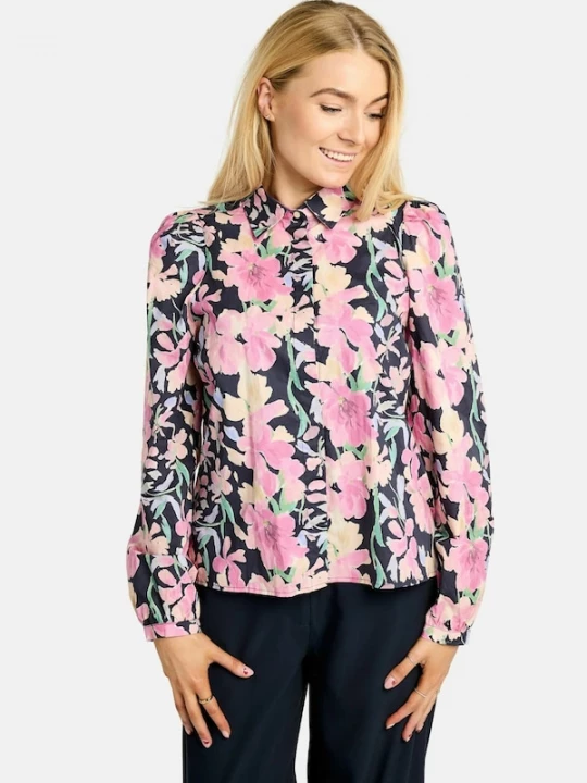 Foto van product Liberte Essentiel Shirt ' FLORA ' navy