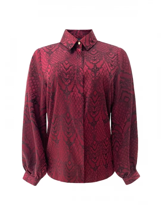 Foto van product Liberte Essentiel Shirt ' LALA ' bordeaux