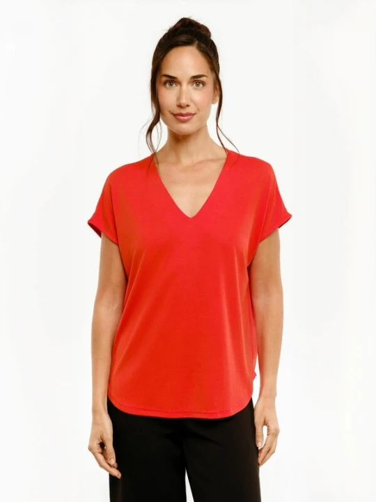 Foto van product Liberte Essentiel Shirt 'NUNI' rood