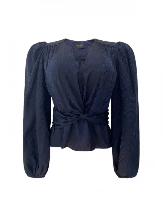 Foto van product Liberte Essentiel Shirt ' TIKI ' donkerblauw