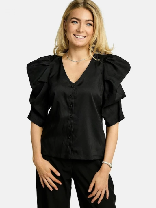 Foto van product Liberte Essentiel Shirt ' WINNIE ' zwart