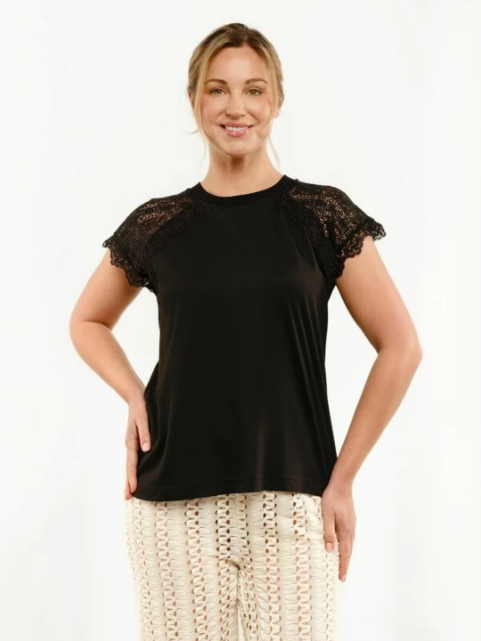 Foto van product Liberte Essentiel Top ' MILLA ' zwart