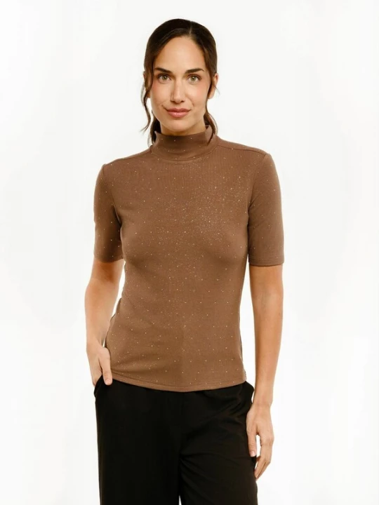 Foto van product Liberte Essentiel Top ' TAMMI ' bruin