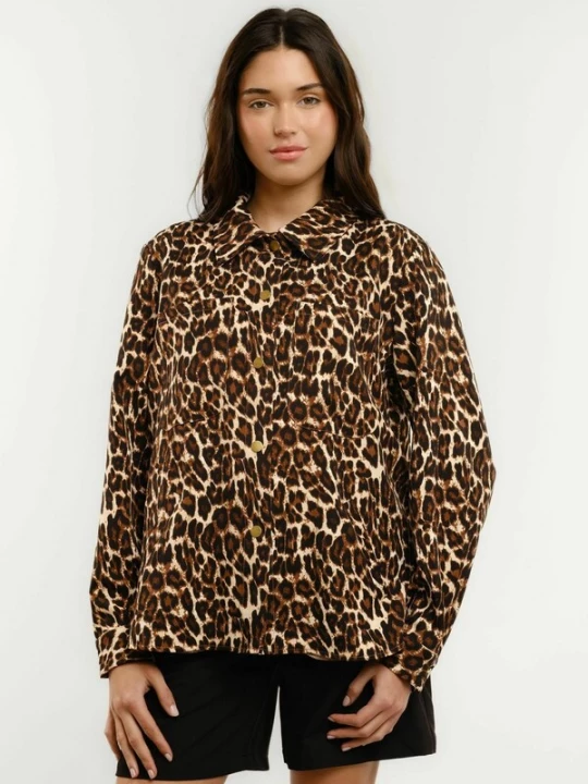 Foto van product Liberte Essentiel Tussenjas ' LEO ' beige / bruin / zwart