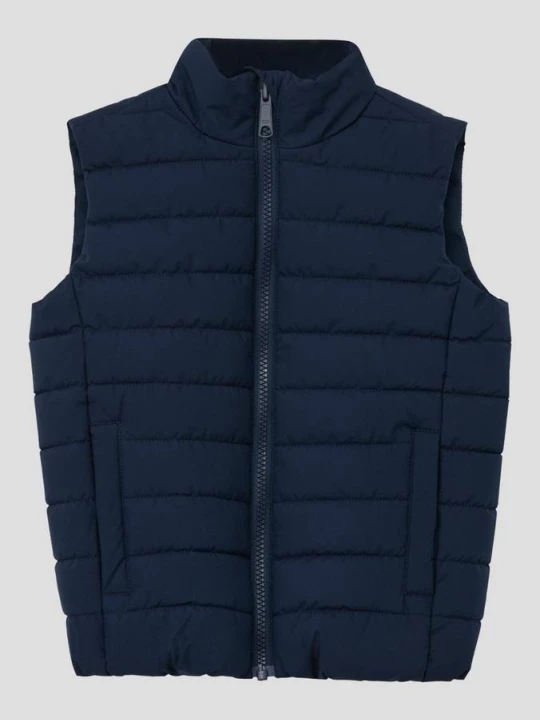 Foto van product Licht gewatteerd vest met opstaande kraag s.Oliver blauw