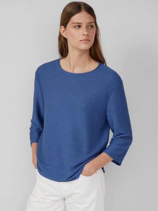 Foto van product Licht sweatshirt met structuur s.Oliver blauw