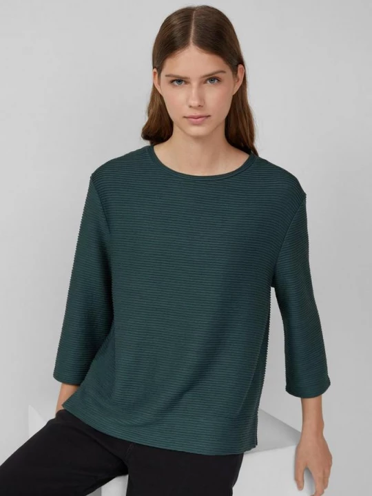 Foto van product Licht sweatshirt met structuur s.Oliver petrol