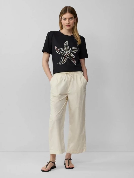 Foto van product Lichte culotte met relaxed fit van een katoenmix s.Oliver beżowy