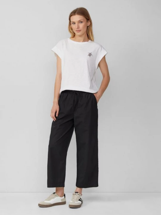Foto van product Lichte culotte met relaxed fit van een katoenmix s.Oliver zwart