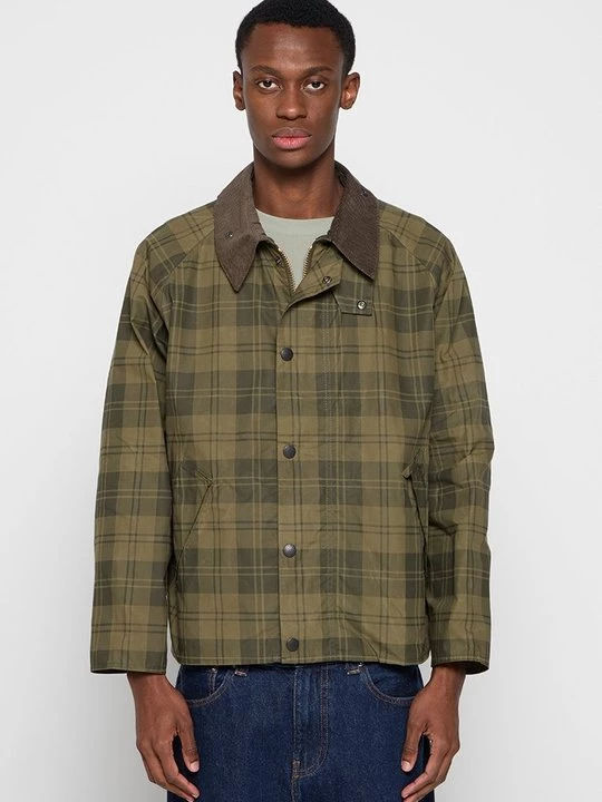 Foto van product Lichte jas Barbour olijfgroen