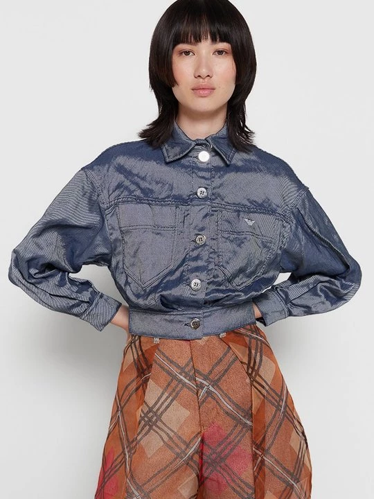 Foto van product Lichte jas Emporio Armani blauw