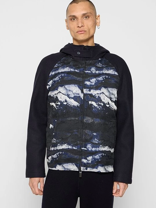 Foto van product Lichte jas Emporio Armani donkerblauw