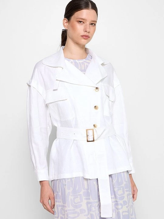 Foto van product Lichte jas Emporio Armani wit