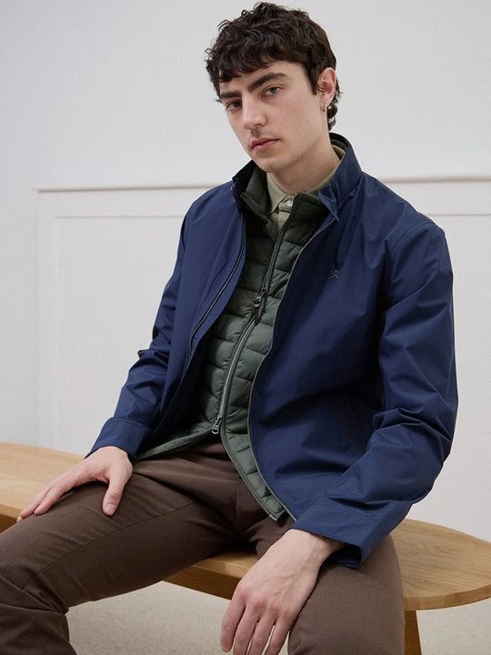 Foto van product Lichte jas Hackett London donkerblauw