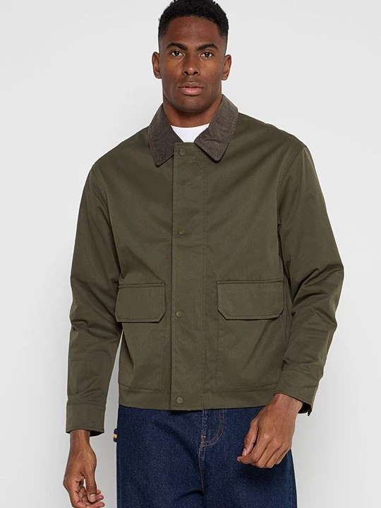 Foto van product Lichte jas Jack&Jones olijfgroen