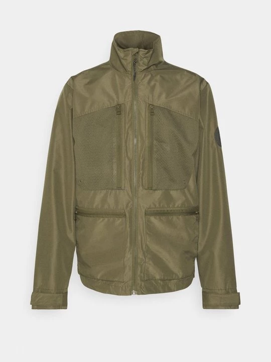 Foto van product Lichte jas Jack&Jones olijfgroen gemêleerd