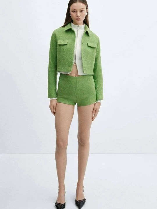 Foto van product Lichte jas Mango groen