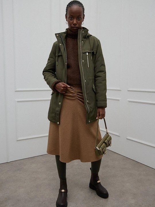 Foto van product Lichte jas Michael Kors olijfgroen