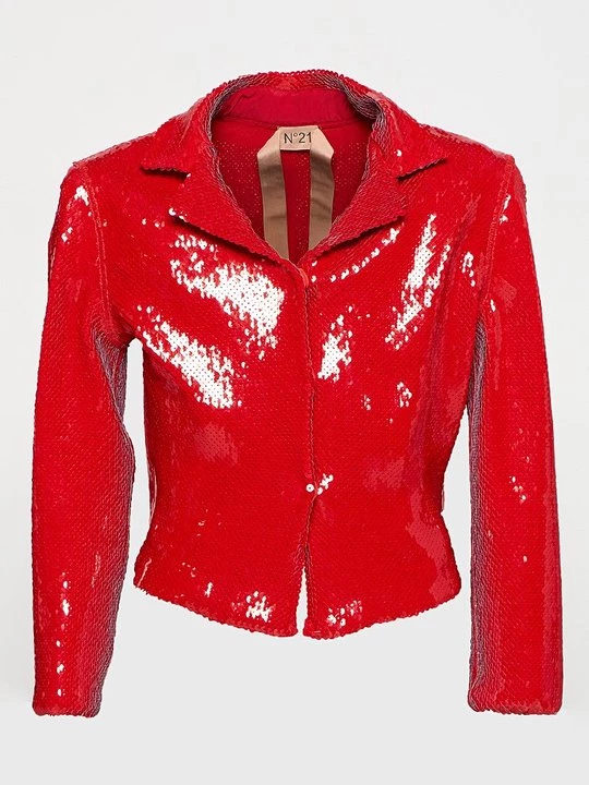 Foto van product Lichte jas N°21 rood