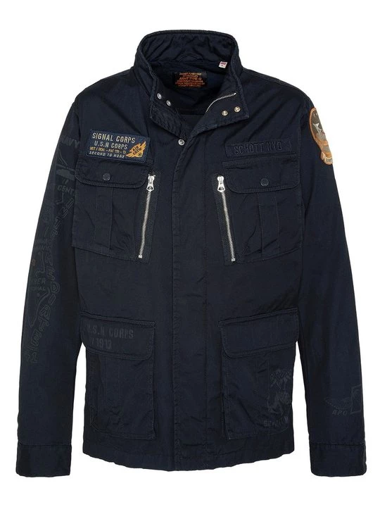 Foto van product Lichte jas Schott blauw