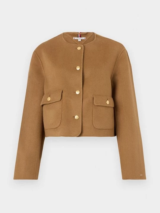 Foto van product Lichte jas Tommy Hilfiger lichtbruin
