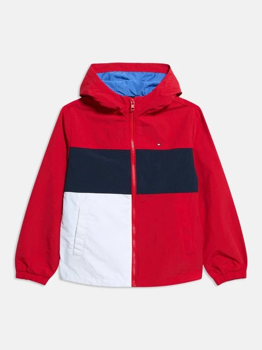 Foto van product Lichte jas Tommy Hilfiger rood