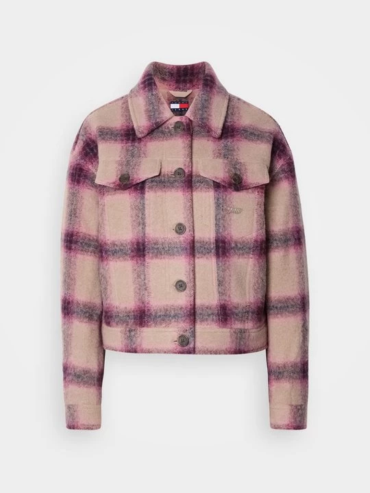 Foto van product Lichte jas Tommy Jeans donkerroze