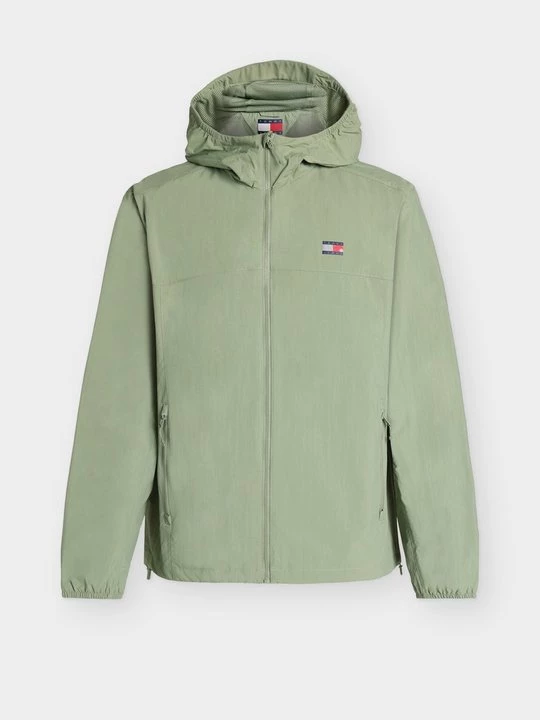 Foto van product Lichte jas Tommy Jeans olijfgroen