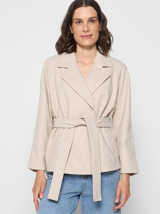 Foto van product Lichte jas Vero Moda beige mêleerd