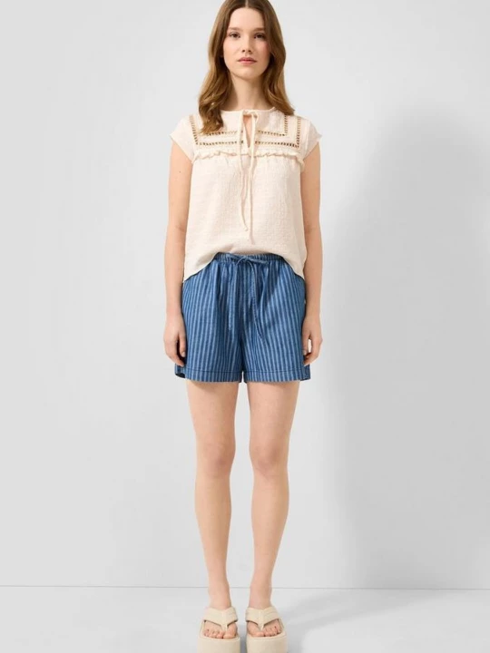 Foto van product Lichtgewicht denim shorts / Relaxed fit / Halfhoog QS blauw