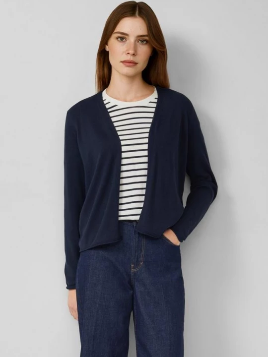 Foto van product Lichtgewicht fijn gebreid vest s.Oliver blauw