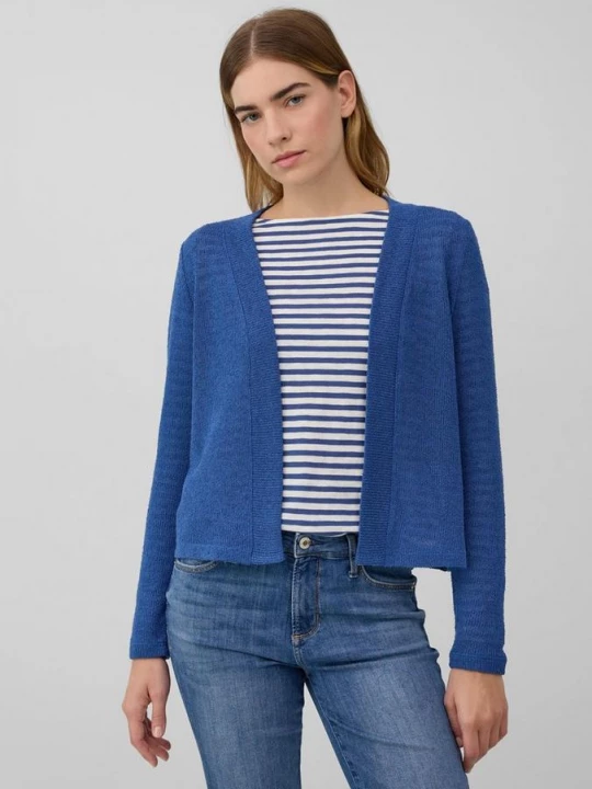 Foto van product Lichtgewicht gebreid vest s.Oliver blauw